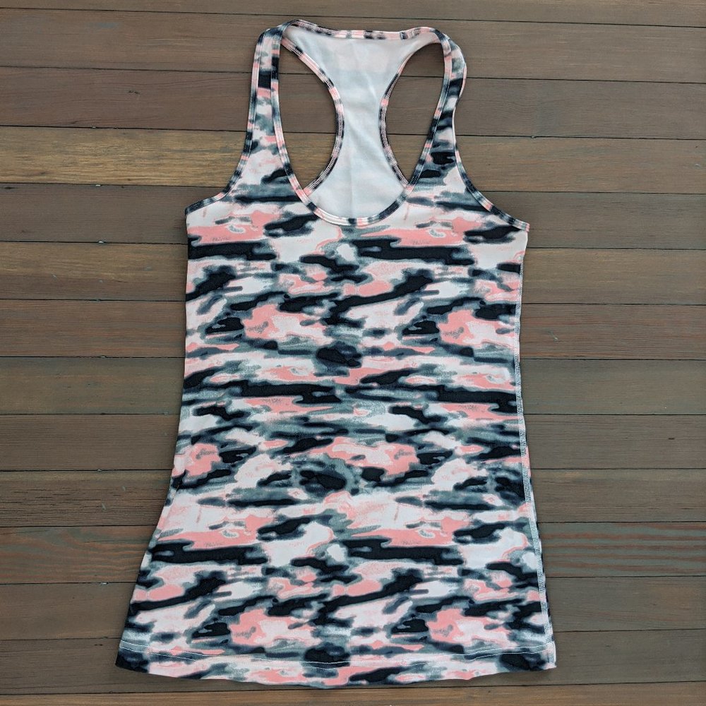 Lululemon Pink Camo Tank